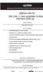 Axxess INSTGMOS-LAN-03 Installation Manual