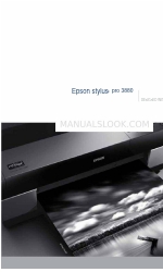 Epson 3880 - Stylus Pro Color Inkjet Printer Брошюра и технические характеристики