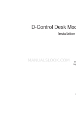 DigiDesign D-Control Installationshandbuch