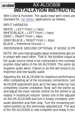 Axxess AX-ALOC608 Instrucciones de instalación