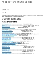 Epson 890N - FX B/W Dot-matrix Printer Ürün Bilgi Kılavuzu