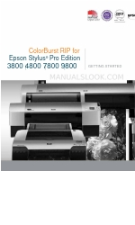 Epson 9800 - Stylus Pro Color Inkjet Printer Manuale introduttivo