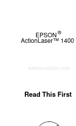 Epson ActionLaser 1400 Прочитайте цей перший посібник