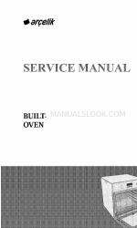 arcelik built in oven Service-Handbuch