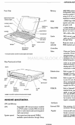 Epson ActionNote 880 제품 정보 매뉴얼