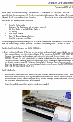 Epson ActionNote 890 Инструкции по сборке