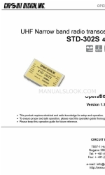 CIRCUIT DESIGN STD-302 Panduan Pengoperasian