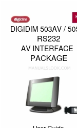 Digidim 503AV Manual do utilizador