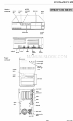 Epson ActionTower 3000 Computer Produktinformation Handbuch