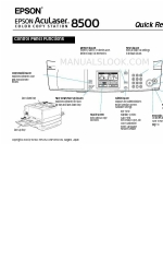 Epson AcuLase 8500 Короткий довідник