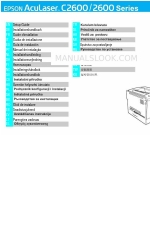 Epson Aculaser 2600 Series Manuel de configuration