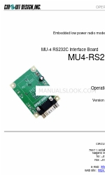 CIRCUIT DESIGN MU-4 RS232C Panduan Pengoperasian