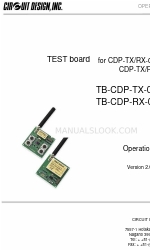 CIRCUIT DESIGN TB-CDP-RX-03AS Руководство по эксплуатации