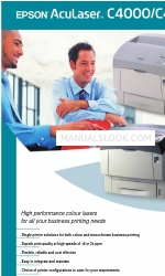 Epson AcuLaser C4000 Brochure & specificaties