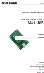 CIRCUIT DESIGN MU4-USBIF Panduan Pengoperasian