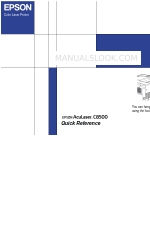 Epson AcuLaser C8500 Quick Reference Manual