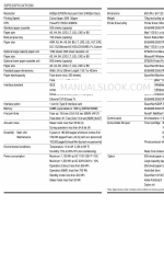 Epson AcuLaser C8600 Specifications