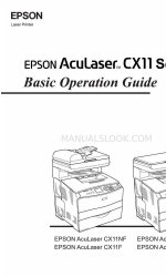 Epson AcuLaser CX11 Series Temel Operasyon Gude