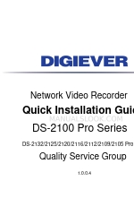 Digiever DS-1100 Pro Series Manuale di installazione rapida