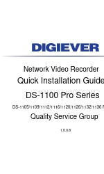 Digiever DS-1100 Pro Series Manuale di installazione rapida