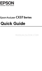 Epson AcuLaser CX37DN  Guide クイックマニュアル