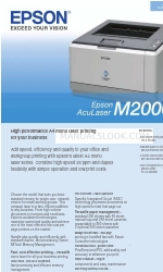 Epson AcuLaser M2000D 사양