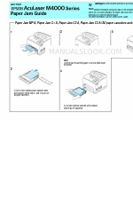 Epson AcuLaser M4000 Series Instrukcja obsługi zacięcia papieru