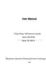 ARCHEAN GS-TWS R Panduan Pengguna