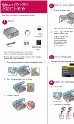 Epson Artisan 725 Hier beginnen