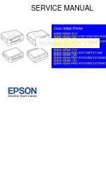 Epson Artisan 810 Series Service Manual