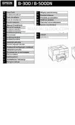 Epson B-300 - Business Color Ink Jet Printer Manual de instalación