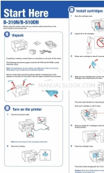 Epson B-310N - Business Color Ink Jet Printer Hızlı Başlangıç