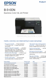 Epson B-510DN - Business Color Ink Jet Printer Teknik Özellikler