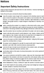 Epson B11B195011 - GT 20000 Important Safety Instructions