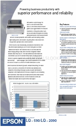 Epson C11C558001 - LQ 590 B/W Dot-matrix Printer Технічні характеристики