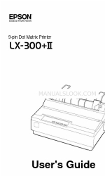 Epson C11C640001 - LX 300+II B/W Dot-matrix Printer ユーザーマニュアル