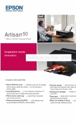 Epson C11CA45201 - Artisan 50 Color Inkjet Printer Технические характеристики