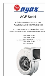 ayas AGF-120E-2K-M Instrukcja obsługi