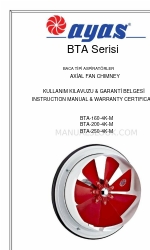 ayas BTA Series Instruction Manual And Warranty Certificate