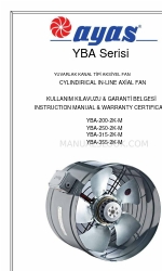 ayas YBA-200-2K-M Manuale di istruzioni