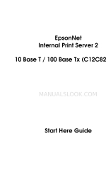 Epson C12C823912 - Net 2 Print Server Manual Start Here