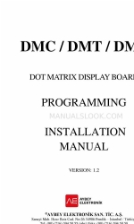 Aybey Elektronik DMP Посібник з програмування та встановлення