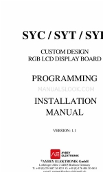 Aybey Elektronik SYT Посібник з програмування та встановлення