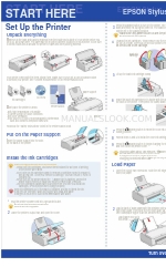 Epson C380045HA - Stylus Color 980 Inkjet Printer クイックスタート