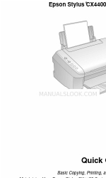 Epson CX4400 - Stylus Color Inkjet Manuale rapido