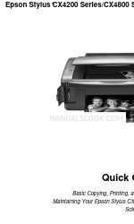 Epson CX4800 - Stylus Color Inkjet Manual rápido