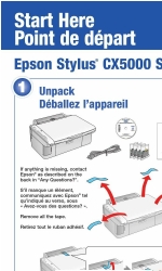 Epson CX5000 - Stylus Color Inkjet Iniziare qui Manuale