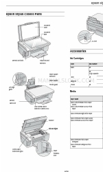 Epson CX5000 - Stylus Color Inkjet Manuale