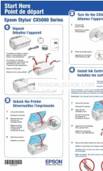 Epson CX5000 - Stylus Color Inkjet Manuale di avvio rapido