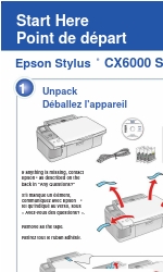 Epson CX6400 - Stylus Color Inkjet Manual Iniciar aqui